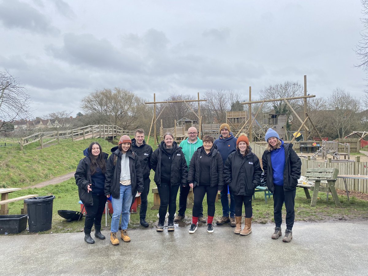 It’s been great getting out &amp; about today volunteering at The Ranch in Southmead, Bristol. The team have been helping spruce up the playground ready for Spring. Many thanks @SouthmeadDT for your hospitality 🙌