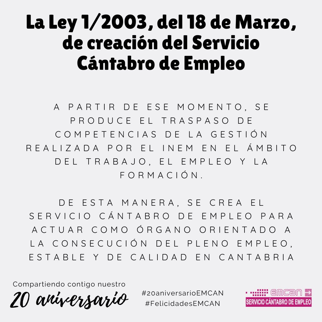 A partir de este hecho, el Estado fue traspasando a la Comunidad Autónoma la gestión en el ámbito del trabajo, el empleo y la formación, incluyendo la gestión realizada por el antiguo INEM, luego <a href="/empleo_SEPE/">SEPE</a>