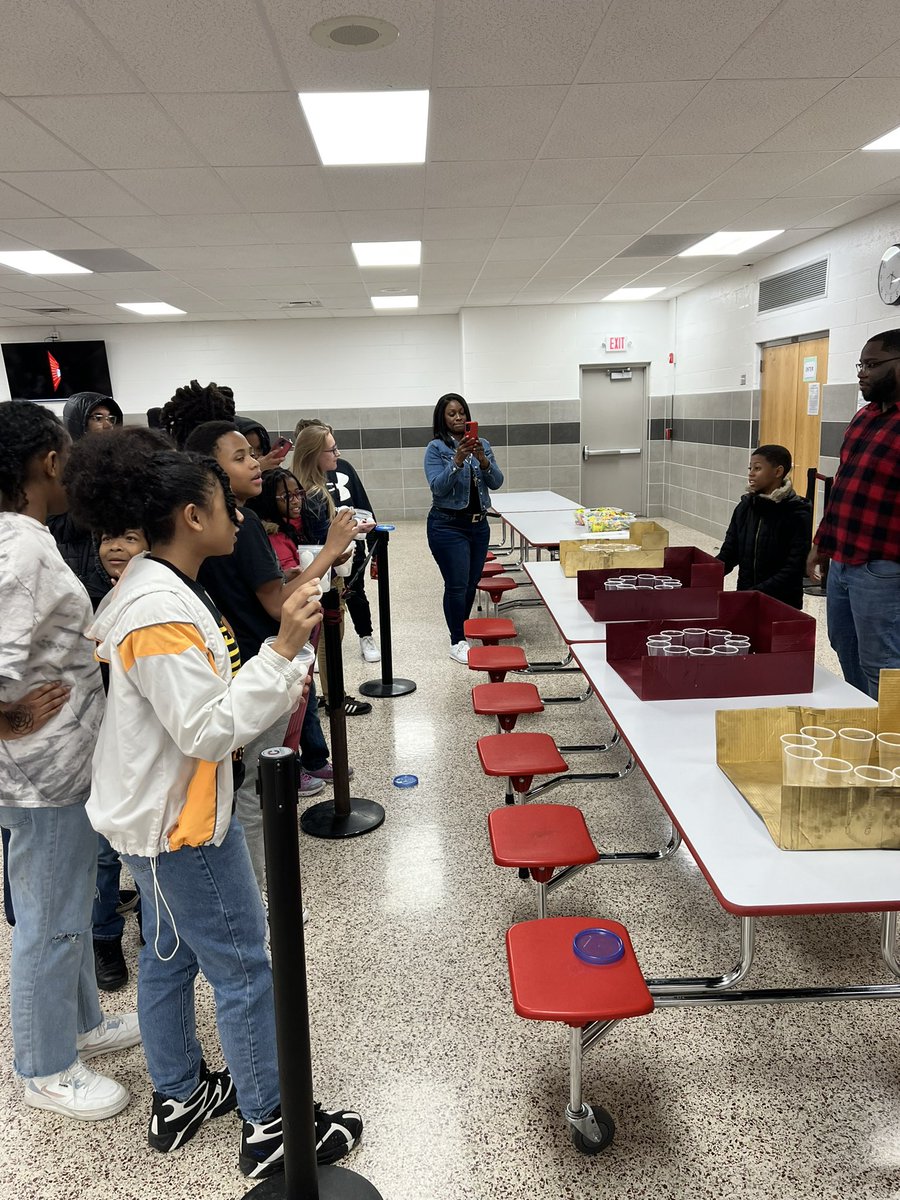 BenSymsMS's tweet photo. We had so much fun with all the families at Pi Night last night!! Thank you for hanging out with us and having some Math fun!! Shoutout to our family engagement specialist and gear up coordinators for putting this together! #spartanstrong #challengeacceptedlevelup #wearehcs https://t.co/p6na9EXfR0
