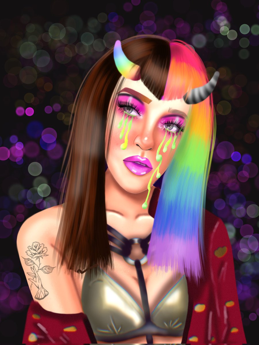 SallyNanami's tweet photo. I'm on two sites @opensea and @objktcom
There are three collections for sale.  "popular girls" and "flamboyant cyberpan girls" on OS
Collection "inner monsters" on objkt
All links in comments

#NFT #NABU #s0meone_u_know https://t.co/5Llwk111kl