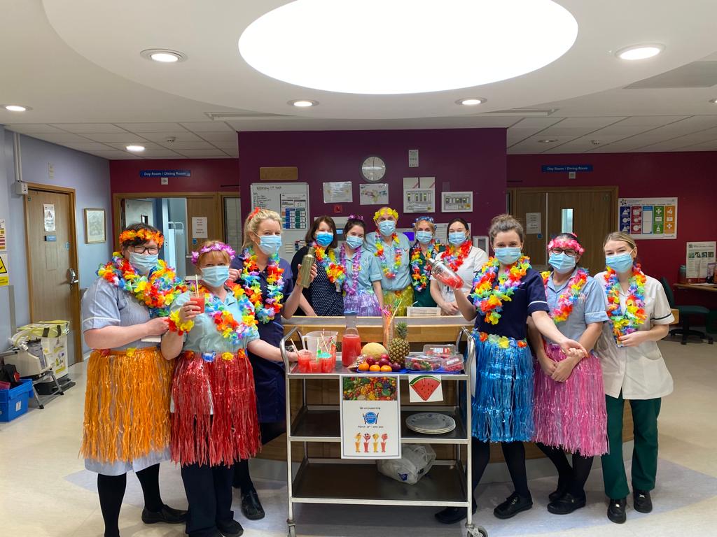 It's not the Copa Cobana it's #nutritionandhydrationweek  at #northcotswold Community hospital. Love this, great work team @GlosHealthNHS