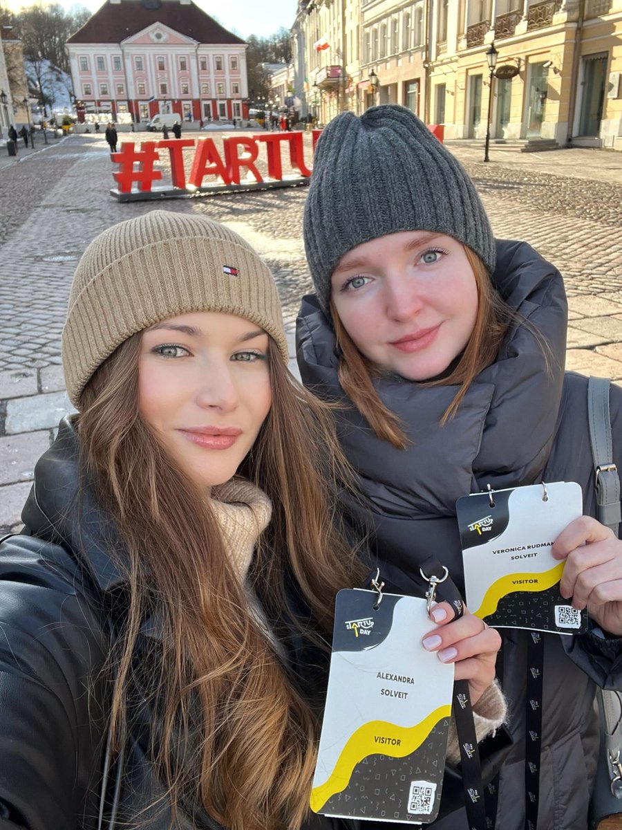 SolveItTeam's tweet photo. Hello from Alexandra Vilkovskaya and Veronica Rudman from a sunny Tartu! ☀
Send an email to info@solveit.dev to schedule a meeting this week during @startupdayfest
#startups #startupnetwork #startupcommunity #startupday https://t.co/uAOUcAo3FD