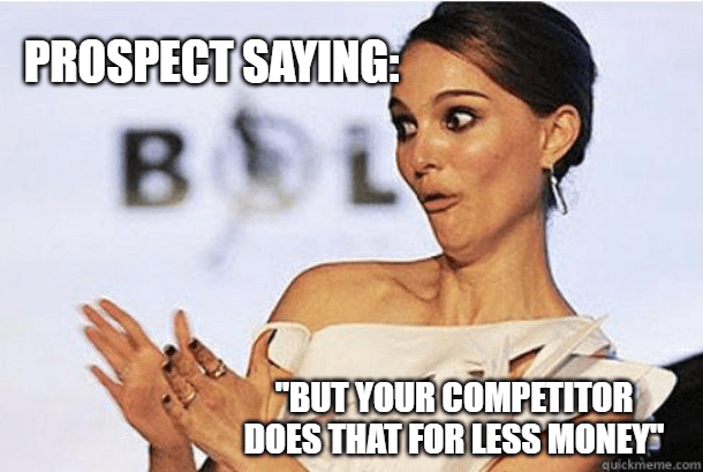 Win your customers over with value, not price.

Equip your sales team with ValueCore today!
bit.ly/3YRUQrj

#ValueCore #ValueSelling #SalesHumor