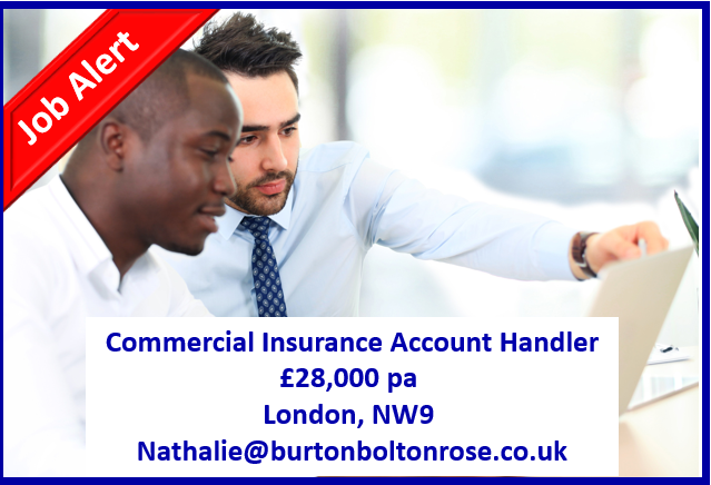 BBR_Recruitment's tweet image. #commercialinsurance #accounthandler #officework #office #employment #jobsearch #jobhunt #jobopening #hiring #hiringnow #resume #jobs #careers #humanresources #harrow #londonjobs #middlesexjobs #middlesex #harrowjobs