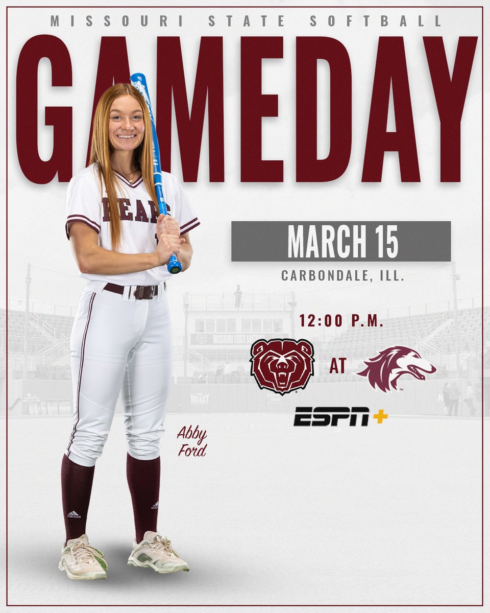 Lookin' to bounce back!

🆚 at Southern Illinois
📍 Carbondale, Ill. | Charlotte West Stadium
⌚️ 12:00 p.m. CT
📺 es.pn/3YJknTy
📊 bit.ly/2GpPQX1

#Team55 | #MSUSoftball