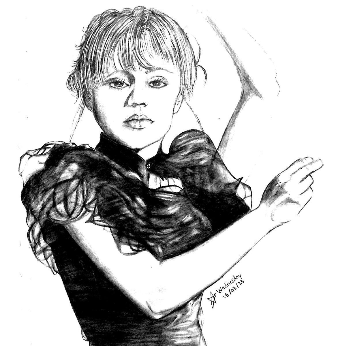 aranemiku's tweet photo. Wednesday Dance
The price : 0.23 #Tezos 2023 eds 

15/03/2023 (Wednesday Addam's Illustration Art)

Link : https://t.co/7nKyyWtMJN

#tezos #tez #objkt #tezosart #nft #nftart #objktcom #CleanNFTs #wednesdayaddams #wednesdayart #blackwhite #darksweet https://t.co/lzrfeaVqeI