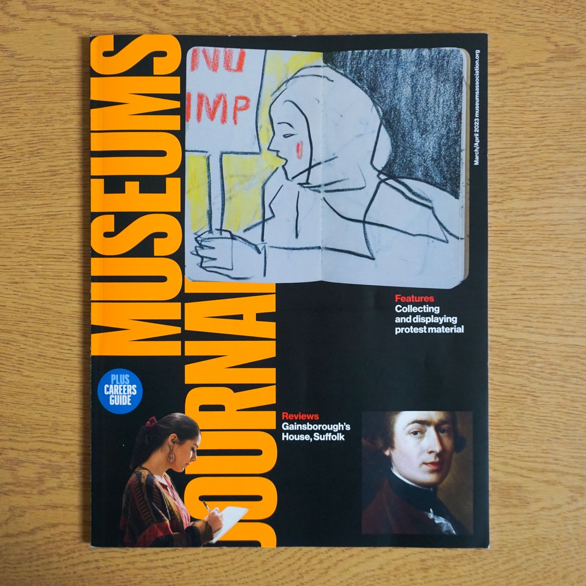 PeaceMuseumUK's tweet image. Could it be… an object from our collection on the cover of this month’s Museums Journal?? 📰  

Our Curator @lottiechester spoke to @MuseumsAssoc about how we document protest in our collection. It’s a pleasure to be featured alongside some other wonderful organisations! 😊