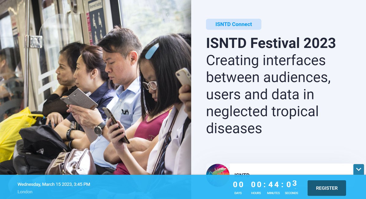 FINDdx's tweet photo. Starting in 45 minutes!
📢 Join us at the #ISNTDFestival at 15:45 UTC. 
Our Senior Data Scientist, @amantsok will talk about our DxConnect test directories.
Register here: https://t.co/3naDwNiGSK
#beatNTDs @ISNTD_Press https://t.co/cUgwbhyrY0