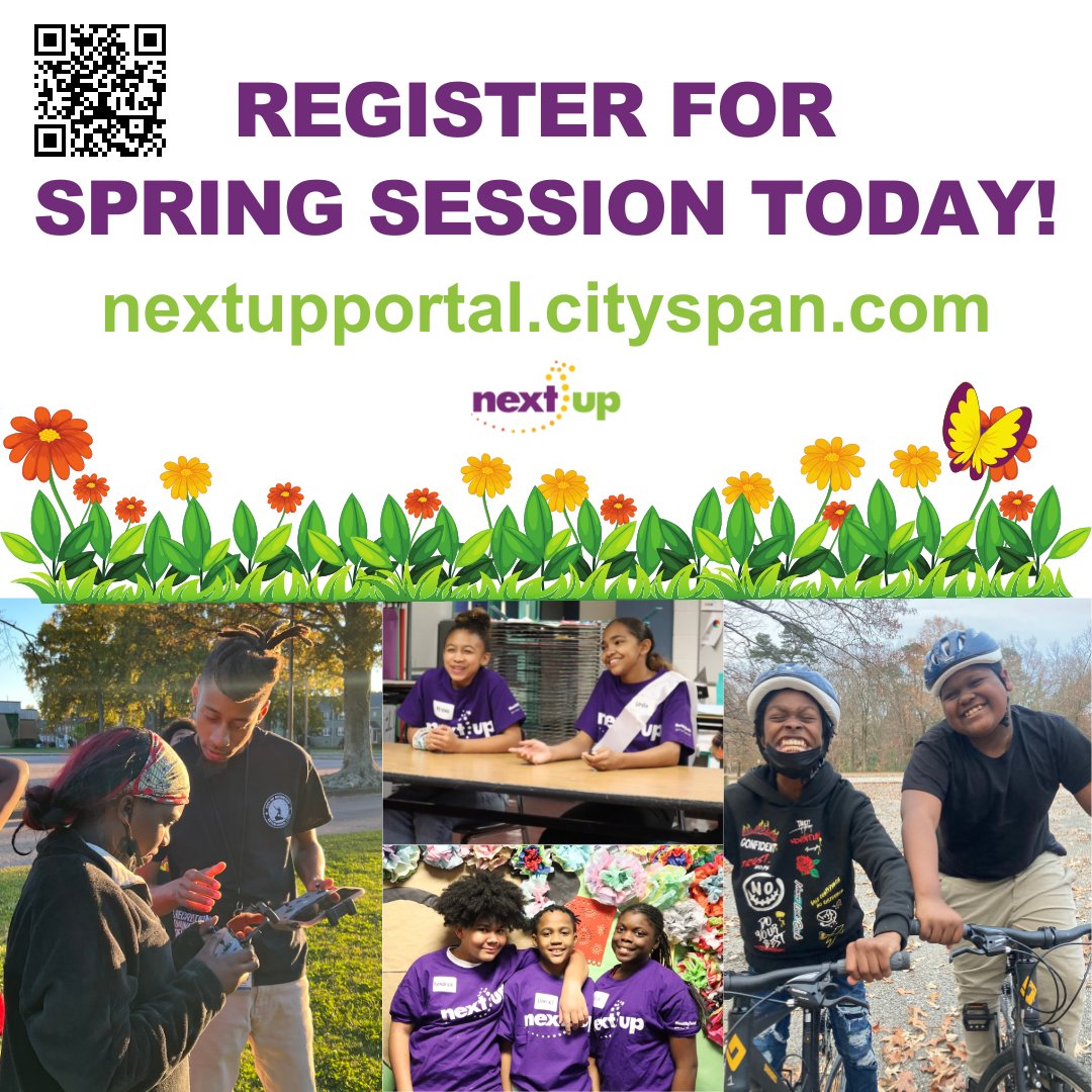 NextUp RVA (@nextuprva) on Twitter photo 📣Spring registration for NextUp RVA is officially open! Out-of-school time activities are free for all <a href="/RPS_Schools/">Richmond Public Schools</a> youth at:
Albert Hill
Boushall Middle
Henderson Middle
Lucille Brown Middle
River City Middle
Parents and guardians register today: nextupportal.cityspan.com 📣Spring registration for NextUp RVA is officially open! Out-of-school time activities are free for all <a href="/RPS_Schools/">Richmond Public Schools</a> youth at:
Albert Hill
Boushall Middle
Henderson Middle
Lucille Brown Middle
River City Middle
Parents and guardians register today: nextupportal.cityspan.com