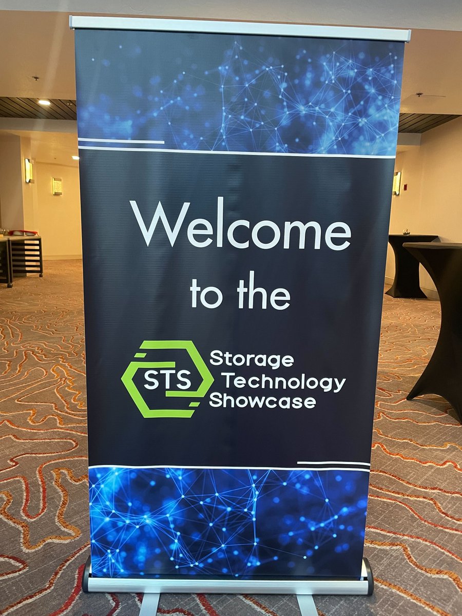 nyriad's tweet photo. Excited to be at #STS2023 showcasing our revolutionary storage solutions! Come visit our table to see our technology in action and talk to our experts. We're looking forward to sharing our knowledge and answering your questions.
#StorageTechnologyShowcase #Nyriad" https://t.co/ychhnwco7A