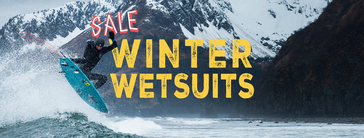 Don't let the sun fool you, the waters are still pretty chilly ❄️ Use our wetsuit sale to get yourself back in the water this month! bit.ly/42cePE3