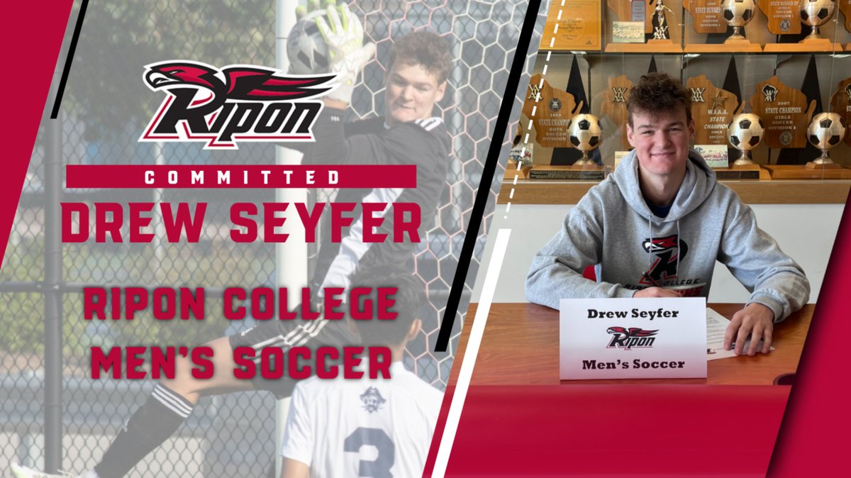 GoHHSathletics's tweet photo. Congratulations to Drew Seyfer on his commitment to Ripon College!
#GoHighlanders
@RiponRedHawks @homesteadsoccer @navarre17 @riponcollege @hhsboosterswi https://t.co/h8FFoiFBWr