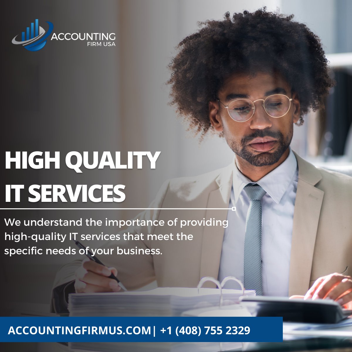 We understand the importance of providing high-quality IT services that meet the specific needs of your business.
For More Info:
🌐 accountingfirmus.com
📧 info@bluewaveaccounting.com
📱 +1 (408) 755 2329

#ITServices #bookkeeping #accountingservices #bookkeepers #US