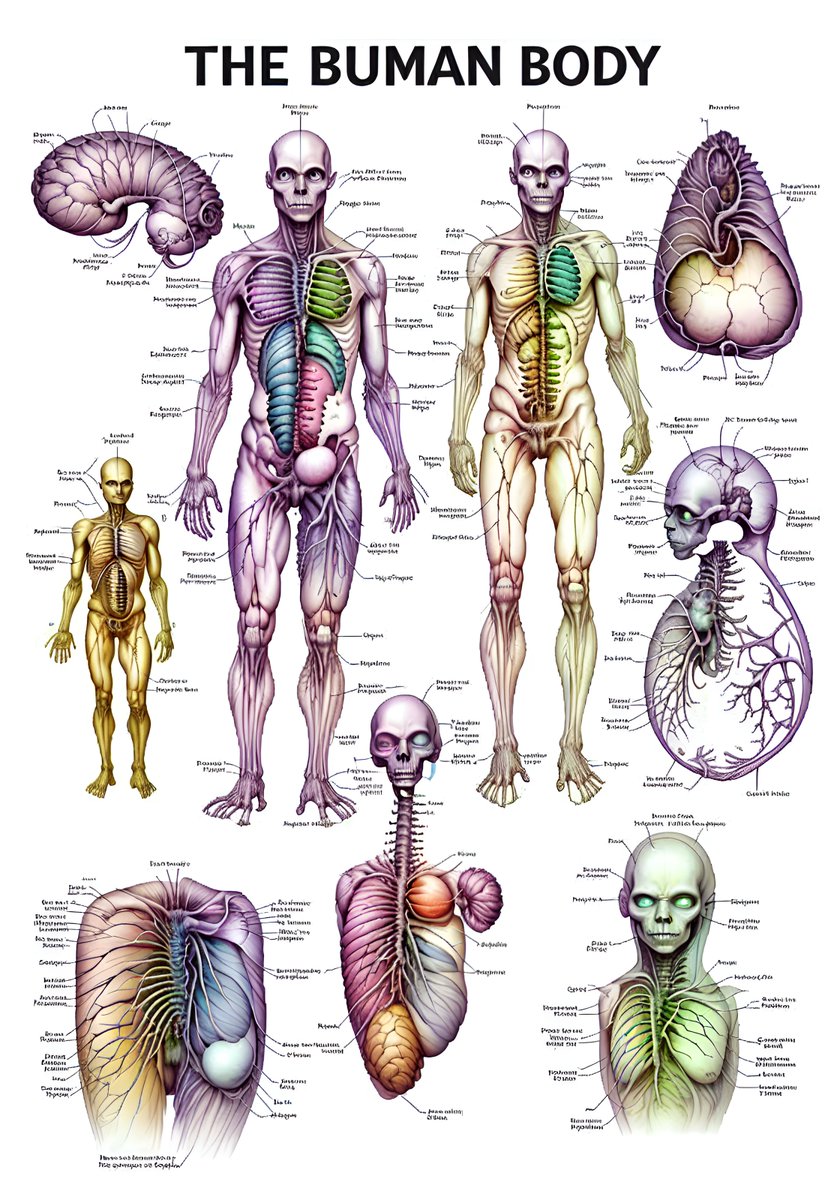 earthscory's tweet image. The Buman Body #anatomy #schematics #aliens