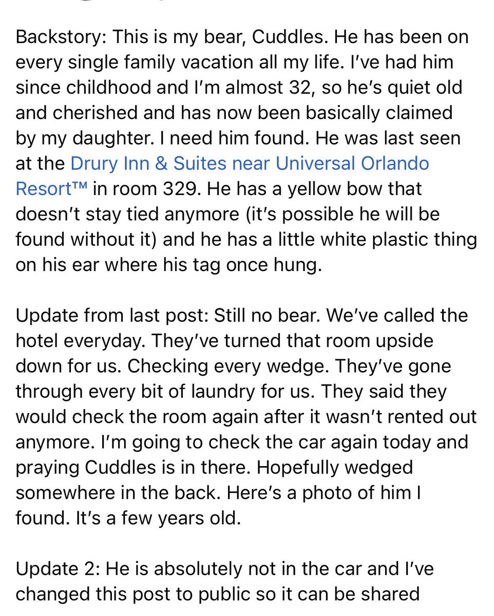 DJ312SF's tweet photo. @DruryHotels PLEASE HELP. I’ve been in contact with this Drury at Universal Orlando for a few days and they have done what they could, but there is no more they can do. This is my last resort. https://t.co/UJ7CwrF5F0