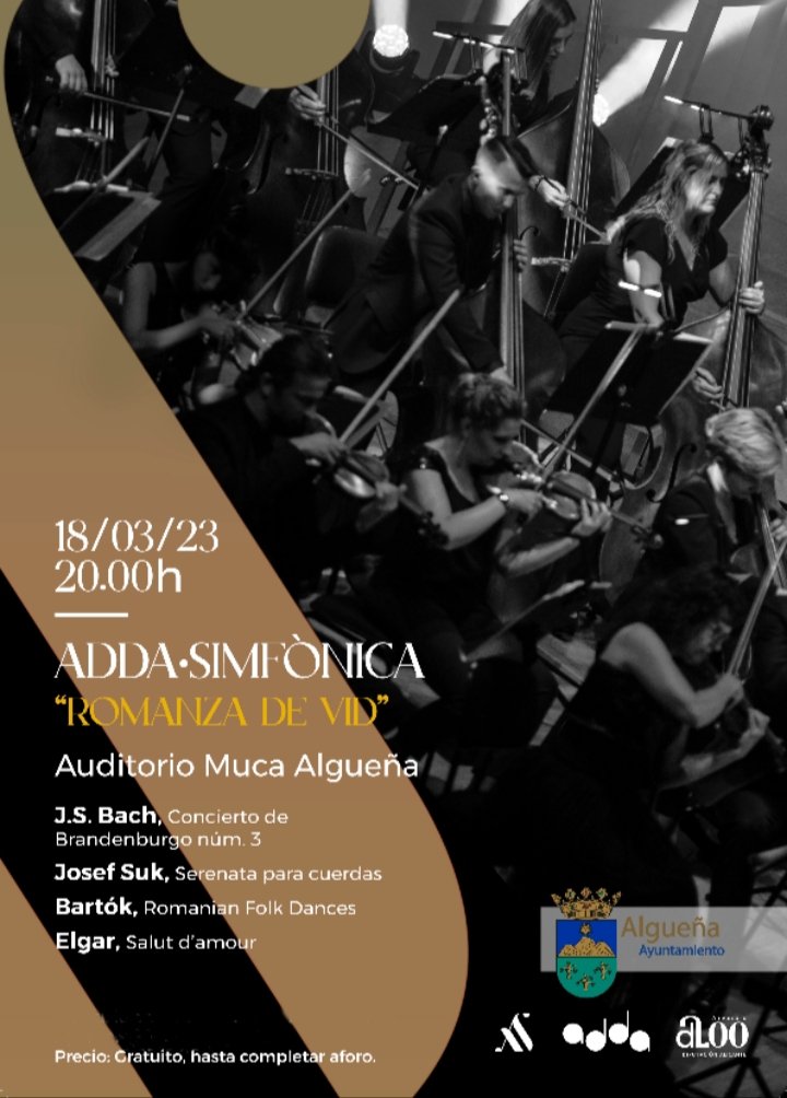 RadioAspe's tweet image. #Algueña: Concierto Adda•Somfónica