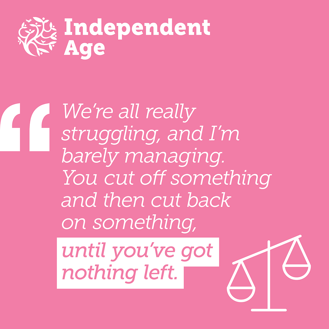Today’s #Budget may have given the impression that all older people are financially secure. This is simply not true.

Every day, we hear older people are skipping meals and terrified to use their heating. They need reassurance beyond the next three months.
independentage.org/news-media/pre…
