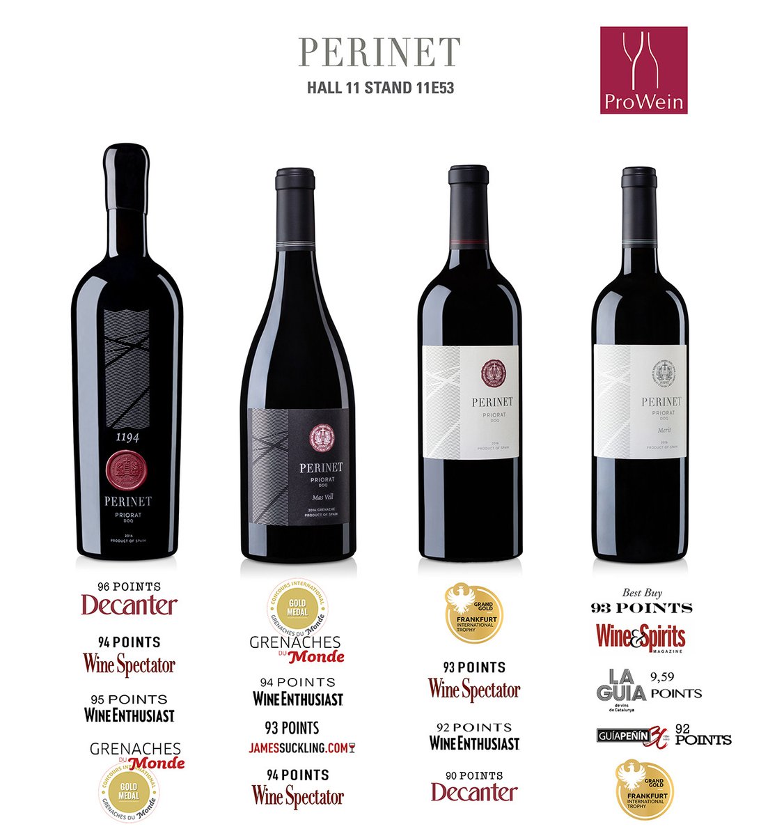 Perinet Ambassadors, next Sunday we'll be in Prowein, the most important wine fair in the world. See you there!