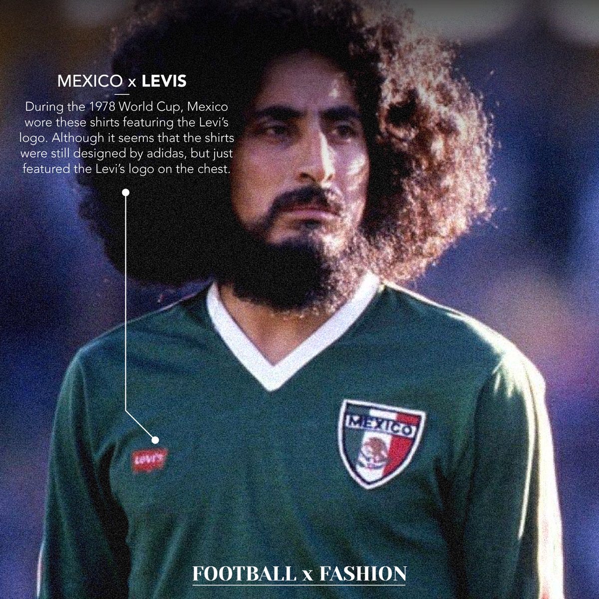 Football 🤝 Fashion

Sometimes it’s the sponsor. Sometimes it’s the manufacturer. Sometimes it’s even the design itself. 

Fashion and football has gone hand-in-hand and we’ve taken a look through some of the shirts where the two have crossed over.

Mexico 1978 🇲🇽

(Thread 👇)