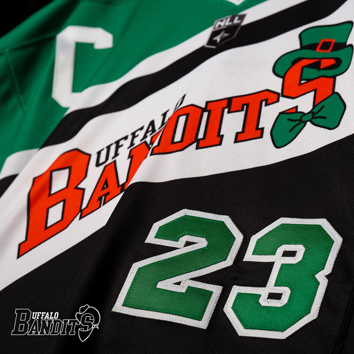 NLLBandits's tweet photo. We’ll be shamROCKING these threads Saturday night! 🔥

Bid now: https://t.co/jOTBa5cWLq https://t.co/IUOV2Ccwab