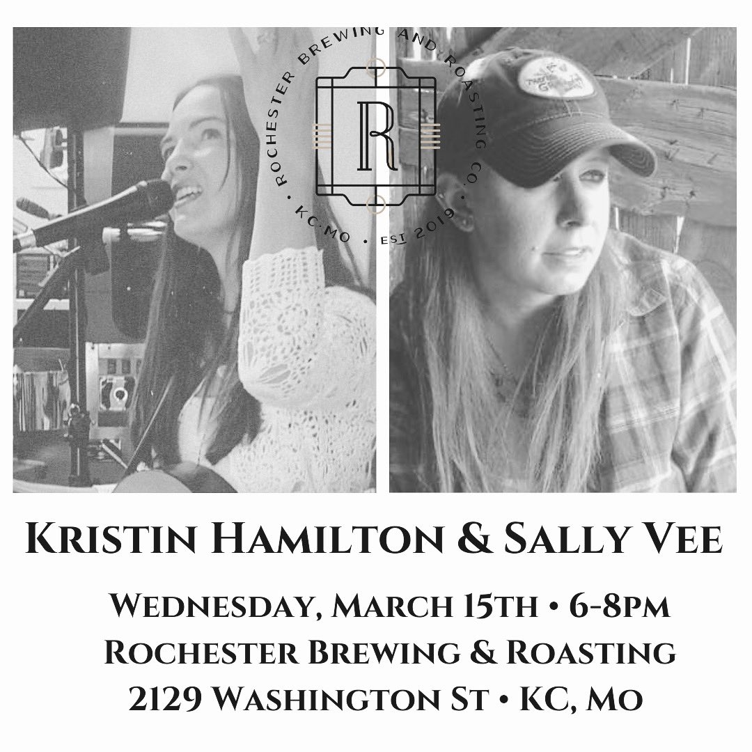 Tonight w/ Sally Vee @RochesterKC 6-8 #songswap