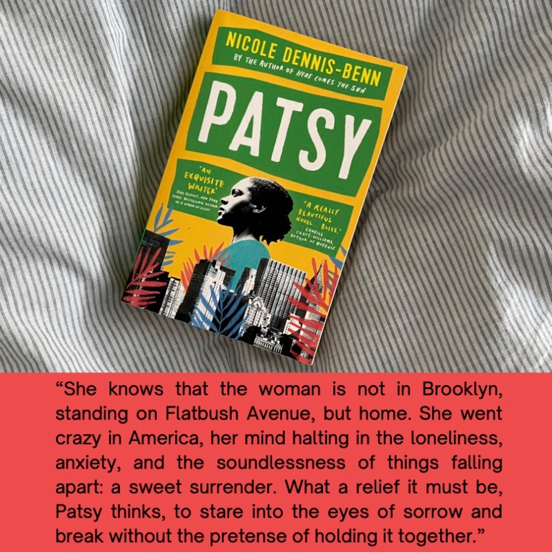 equityahead's tweet photo. BOOK CLUB WEEK 6!

“She knows that the woman is not in Brooklyn, standing on Flatbush Avenue, but home. She went crazy in America, her mind halting in the loneliness, anxiety, and the soundlessness of things falling apart: a sweet surrender." 

2/2 https://t.co/FS6kaORF0K