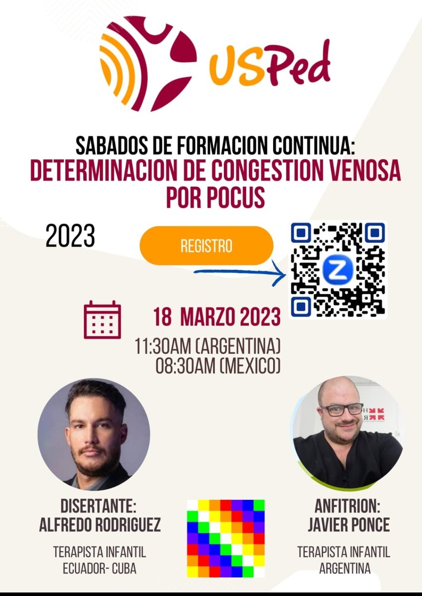 Este sábado en USPed, inscripciones en el código QR
