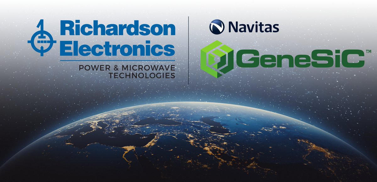 Press Release: Richardson Electronics, Ltd. Strengthens Power Management Portfolio in the Americas with <a href="/NavitasSemi/">Navitas Semiconductor</a>  
#rellpower #richardsonpower #SiC #MOSFET

rellpower.com/pressnews/rich…