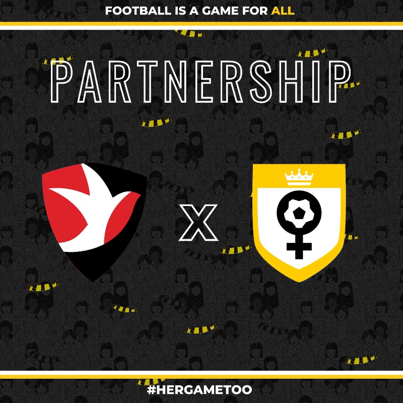 CTFCofficial's tweet photo. 🤝 #ctfc are pleased to announce we are partnering up with @HerGameToo 

😄 @simply_Kelly84 will be our new #HerGameToo Ambassador for the club

⬇️ See below for all the details of what's to come in this exciting partnership #ctfc