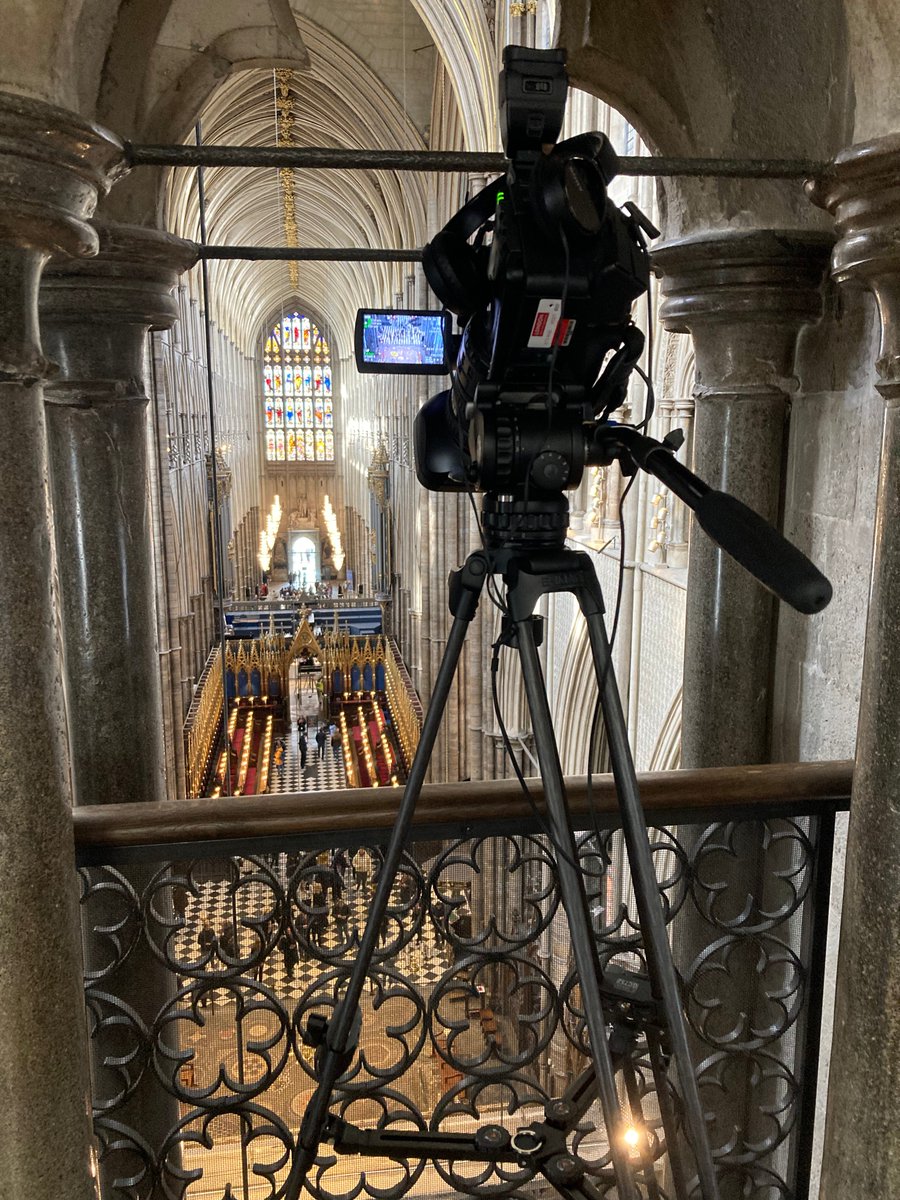 LGfL's tweet photo. We got a bit of vertigo from the amazing birdseye view of the Coronation Theatre at Westminster Abbey, but thanks to @wabbey &amp; @rct we captured some brilliant footage to support the new LGfL Coronation resources produced in partnership; Thank you both!
⬇️
https://t.co/2AxWBzRBgC https://t.co/YvRL8s75NQ
