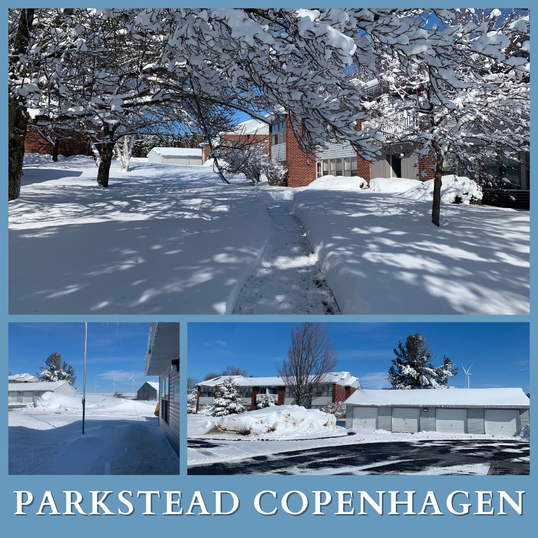 Parkstead_Cope's tweet photo. It is a beautiful winter wonderland here at @Parkstead_Cope! Anyone else loving the beauty of the snow? #parksteadliving #parksteadcopenhagen #winterwonderland #winter #snow #beautiful #snowisbeautiful https://t.co/4iWP2qb1Ce