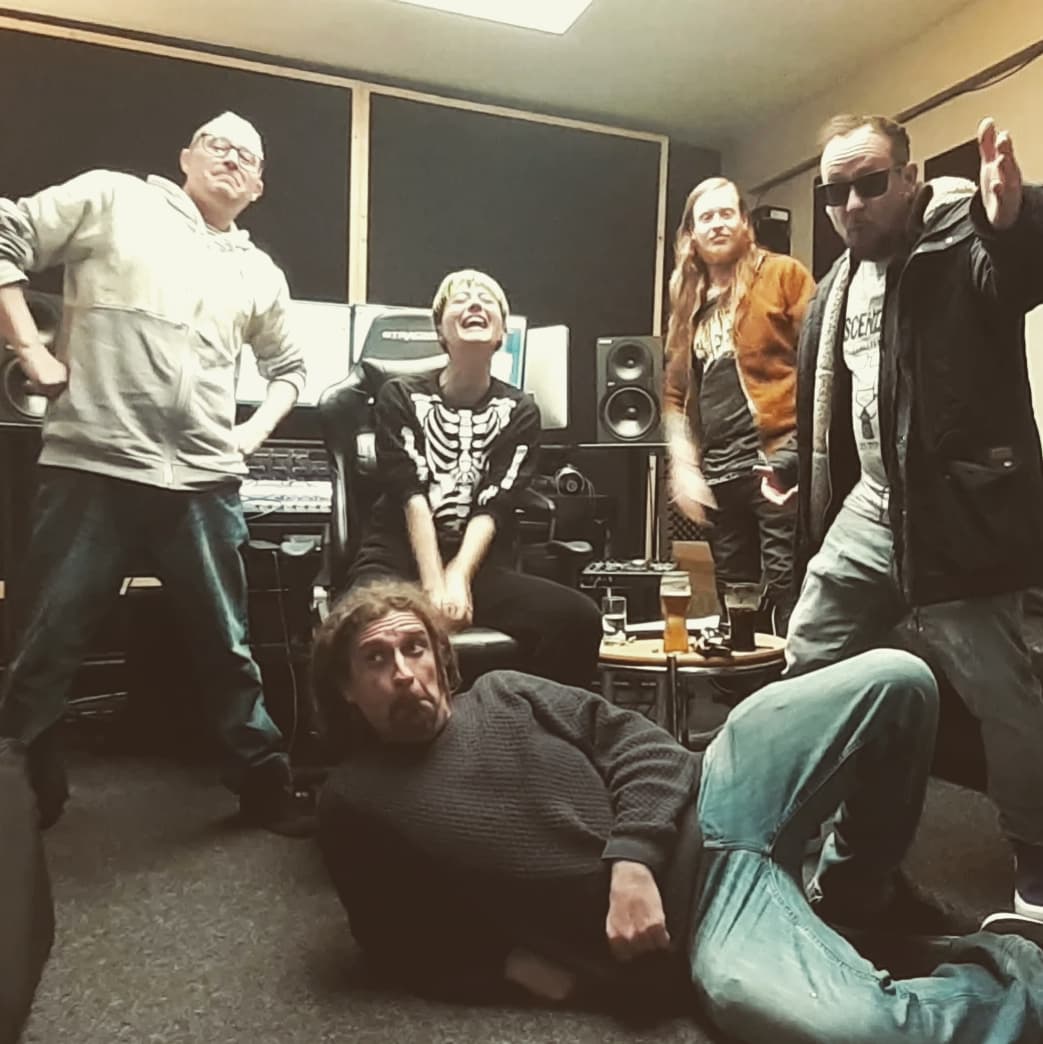 Had a belting time in the studio his weekend. We had Alice from <a href="/In_Evil_Hour/">In Evil Hour</a> come along to join us on a song too... 
Album is coming along beauty, albeit slowly...