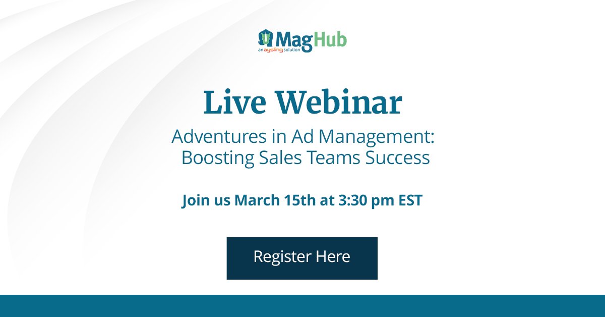 MagHub's tweet photo. Last call to register for today’s webinar! 

If you want to learn how to manage your ads better… sign up below. 

We’ll discuss proven strategies and best practices with some of the industry’s top performers. 

Sign up here to get access: https://t.co/BATdIwH0Xh https://t.co/qsc6EzIlZp