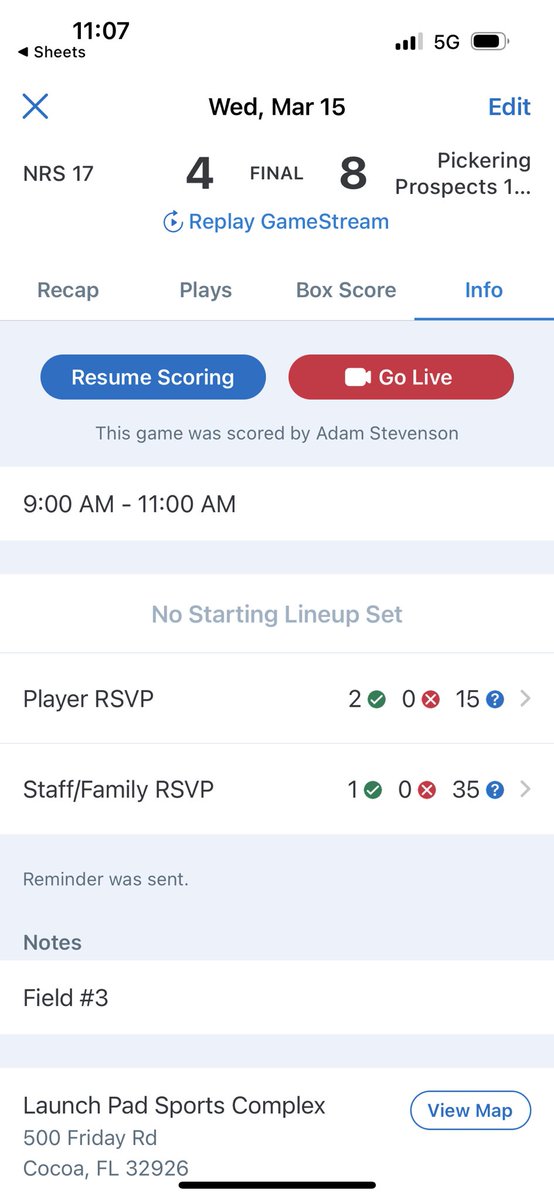 Game 3 Win for 17u <a href="/ONTProspects/">Ontario Prospects Baseball</a> vs NRS 17u! 

Notable Stats: 
<a href="/OzFitzy_66/">Ozzie Fitzpatrick</a> 2-3 2 doubles 
<a href="/RyanMcGivney5/">Ryan McGivney</a> 2-2 double 
<a href="/jbarry_34/">jack barry</a> 2-2 2 RBI 
Caleb Ho 2-3 
<a href="/willMarshall113/">Will Marshall</a> 3 Inn 0ER 3k’s