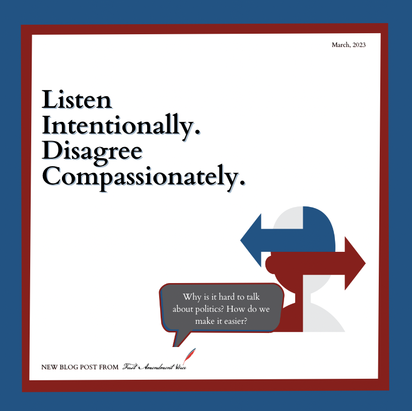 1st_amend's tweet photo. We're living in the most polarized political atmosphere in recent years. How do we have productive conversations in that environment? Read our latest blog to learn more! https://t.co/FX006wAdHb