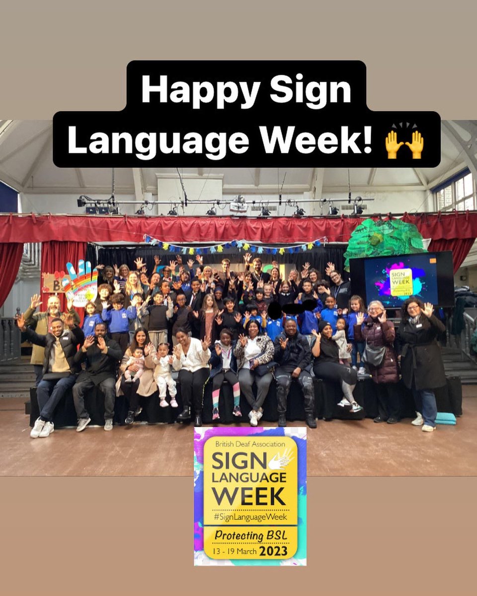 BlancheNevile's tweet image. We kicked off this year’s #SignLanguageWeek with a bang!

Primary pupils put on a fantastic assembly for our wider school community about the history of #BSL &amp;amp;importance of #SLW.

Confidently focusing this year’s theme #ProtectingBSL they made us truly #proud!
@BDA_Deaf #BSL #BN