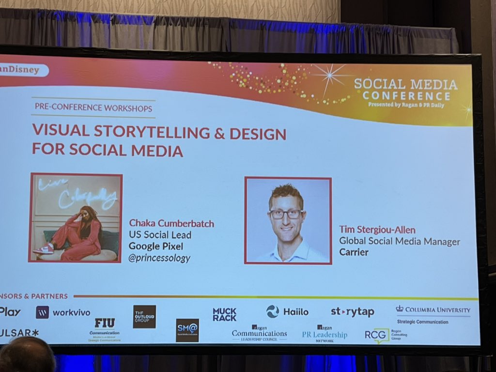 ericthomaschu's tweet photo. Did you know our attention span on social is only 8.25 secs? 

So get to the point! Fast!

#RaganDisney https://t.co/kh3YerWNI2
