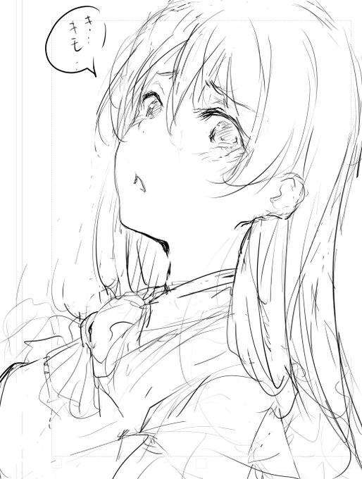 間に合わず。。ラフだけど、海末ちゃんの生誕を祝いたい!ヾ(:3ノシヾ)ノシ#園田海未生誕祭2023 