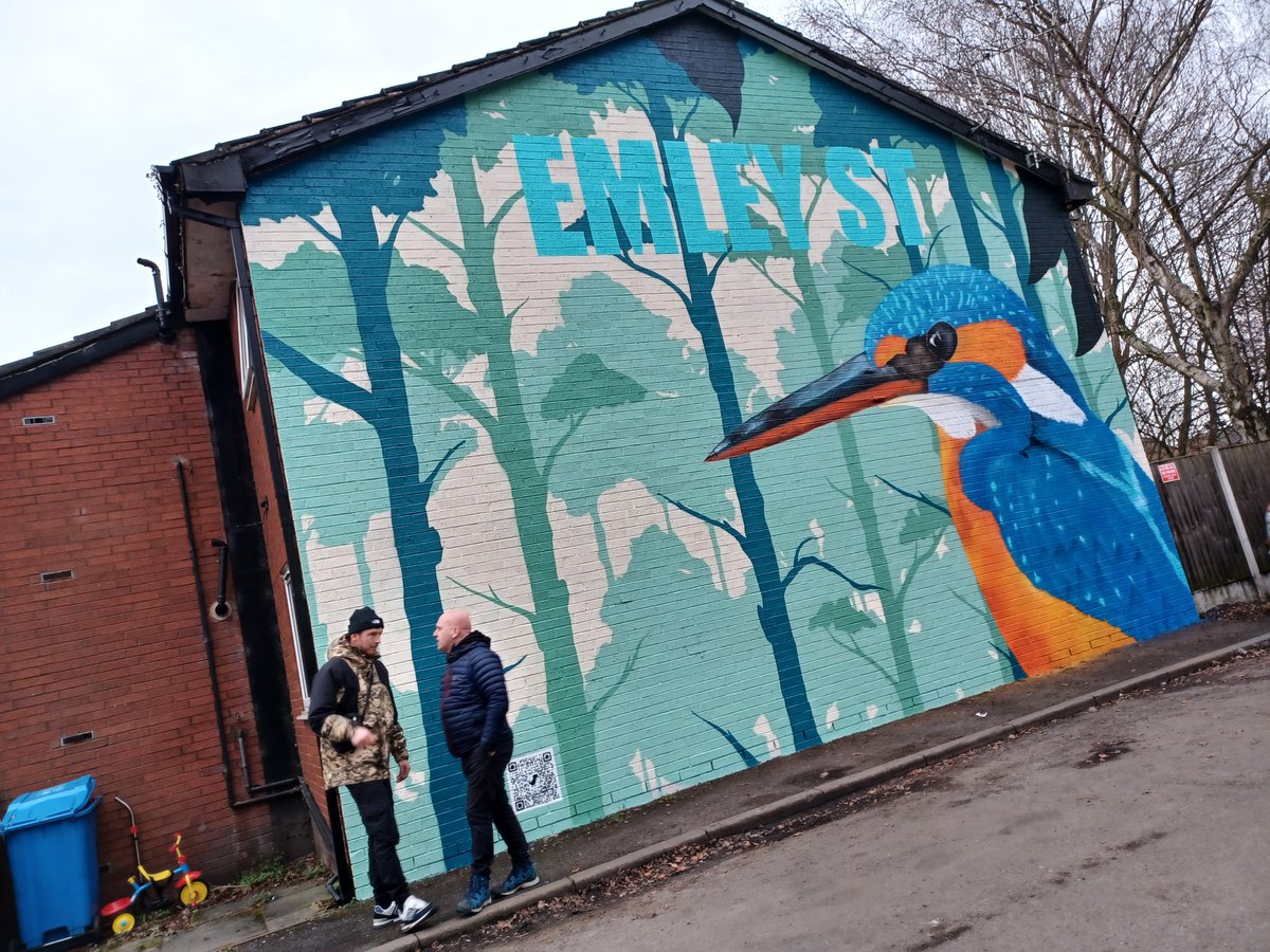Well done to Richard on this amazing #mural in #manchester @MSVHousing are very proud to have been involved with this project, more to come! #art #arttrail #levenshulme