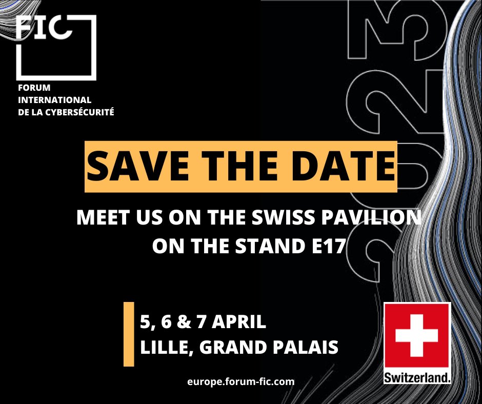 PRODAFT's tweet photo. Yup, more exciting conferences to come! 🎉
Planning to be in Lille at the beginning of April? Then meet us at the FIC 2023, at the Swiss pavilion alongside other Swiss cybersecurity companies! 🇨🇭
Interested in coming? 🙌
Book your badge at: https://t.co/liMeOSXMql https://t.co/SNnYxZryaO