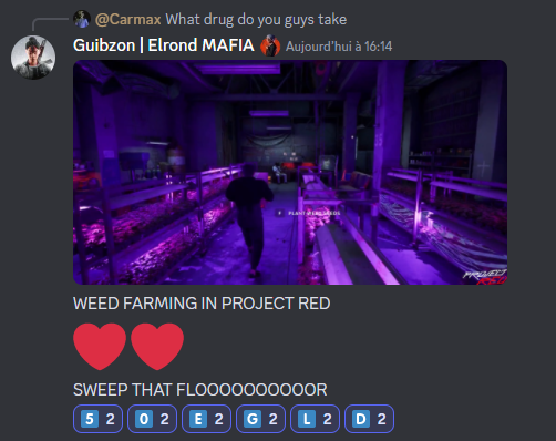 Guibz0n's tweet photo. Damn, weed farming is coming in #ProjectRed !
Love you fam @Elrond_Mafia <3
LETS SWEEP THAT FLOOR GUYS, YOU ARE NOT READY FOR WHAT THE TEAM IS PREPARING FOR YOU
๐ฅ๐ฅ๐ฅ๐ฅ๐ฅ๐ฅ๐ฅ๐ฅ๐ฅ๐ฅ๐ฅ๐ฅ๐ฅ๐ฅ
#AllForTheClan #EMafia #SweepTheFloor https://t.co/TIS3EEK0fJ