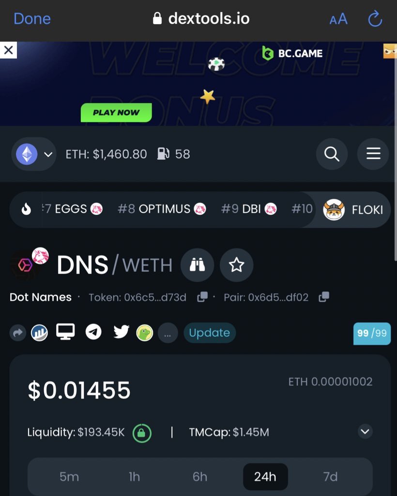 smaug111k's tweet photo. Bullish on $DNS @dotnames_dns 
First project to launch .btc and .shib names. Grab a bag . Next 100x gem 💎 🔥 🚀

$TSUKA $LSD $DOPE $YDF $MBET $CRAMER $USDC $BITE
$SOL $SHIB $SFUND $CFX $ATA $CAKE $GAL $QUACK $INJ $ROKO $CLAW $NXM $NU $LQTY $RNDR $SNX $AVAX $RIO $ETH $KENNEL https://t.co/Yimi4Ryxl8