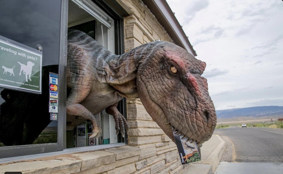 ContestBeer's tweet photo. The drive through window at #Campio brewing has had to temporarily close due to one of its workers being found to be quite over age… by a couple million years.

#Albertosourus is still available inside for take away or taproom

Enter to win things at https://t.co/n1VdOLZUYg https://t.co/Riz4EDdt6J