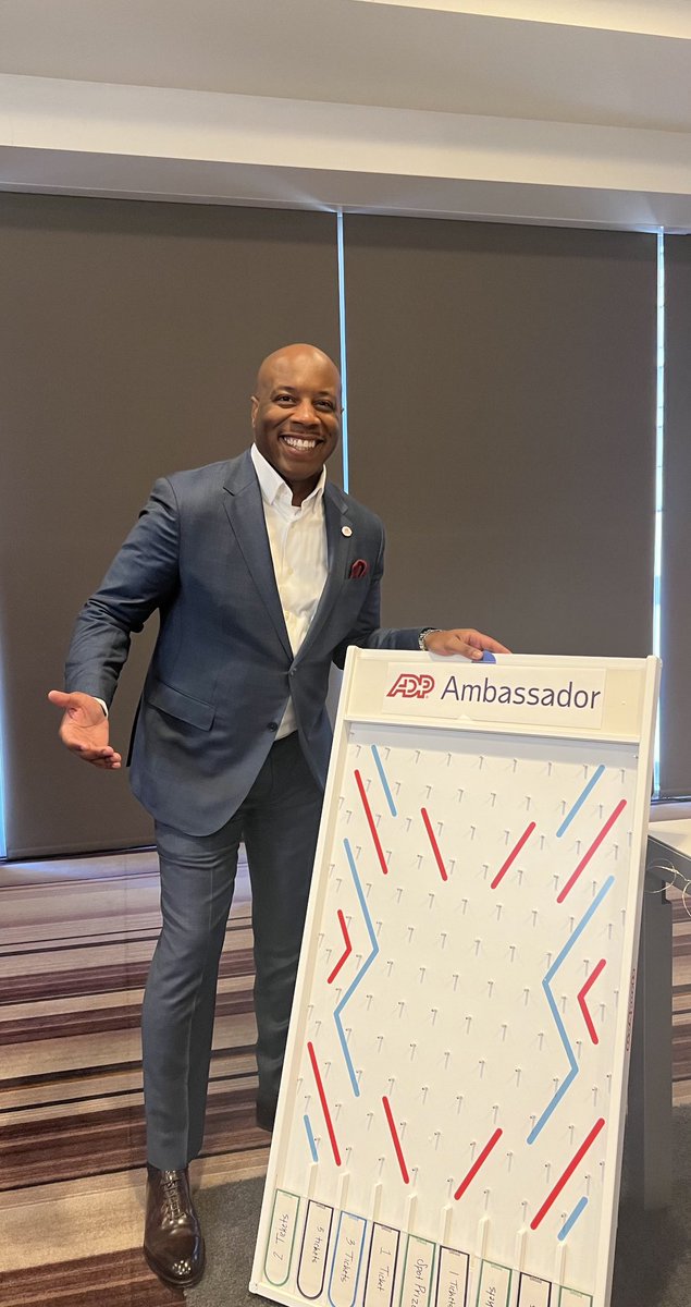 SASShonka's tweet photo. We are ready for you at #ADPAmbassador at #adpmotm so great having our very own NAS president #KareemRogers joining in the fun! https://t.co/ht3SvDFEFS