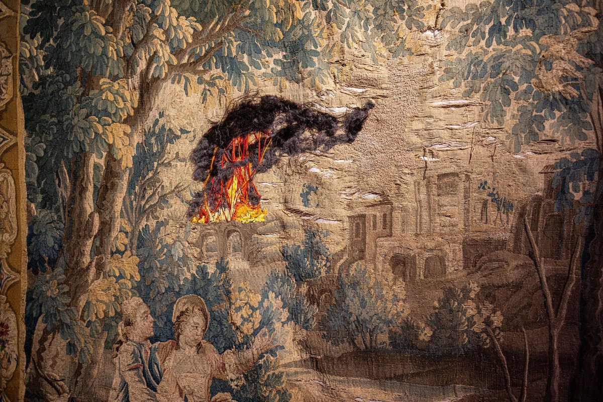 BiennaleTextile's tweet photo. L'exposition "Imagine !" au musée Bargoin de Clermont-Ferrand est ouverte jusqu'au 26 mars !
Art contemporain textile, pièces patrimoniales, scénographie surprenante et cartels innovants ont été déployés pour correspondre au thème "Imagine !" du FITE - Biennale Textile ! https://t.co/WtAUKv2Xc6