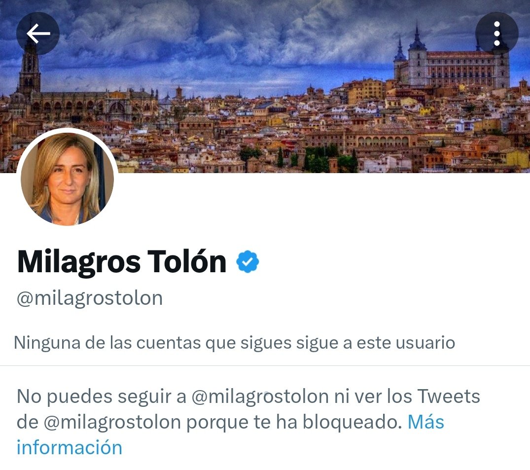 ForoToletho's tweet image. Quizás un gran día para @milagrostolon, pero muy triste para la #democracia y la #participación. 

Que una alcaldesa bloquee a un ciudadano por opinar diferente, por criticar (sin insultar) sus obras cuando son deficientes, creo que es lo más triste y profundo que se puede caer.