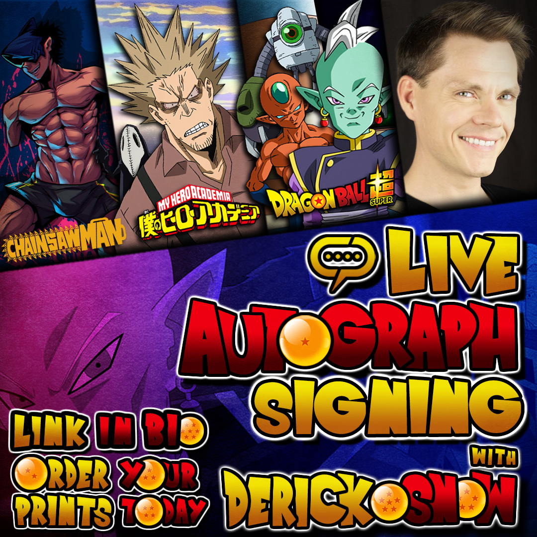 DMJConsult23's tweet photo. I'm delighted to announce that @theDerickSnow is doing another @StreamilyLive signing on 15th April 2023.
Autographs can be purchased here:
https://t.co/ikxGjcWzXE
#DerickSnow
#ChainsawMan #FireForce #MyHeroAcademia #FairyTail #DragonBallSuper #BlueLock #BlackClover #OnePiece https://t.co/AafTqO0cbv