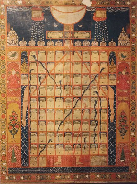 Chutes and Ladders evolved from an ancient Indian game called Snakes and Ladders. Originally a 10th century game invented by Jain monks, the game demonstrated that our choices of virtue and vice determined our fate. 
#ofdarkandmacabre #superstitiology