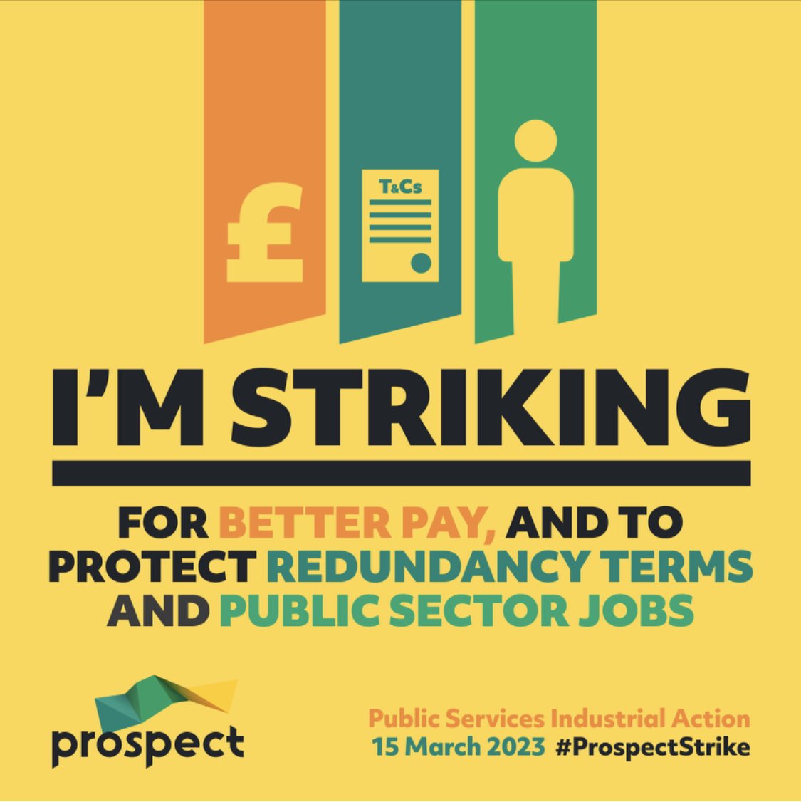 I’m on strike today because I can no longer afford to do my job #ProspectStrike