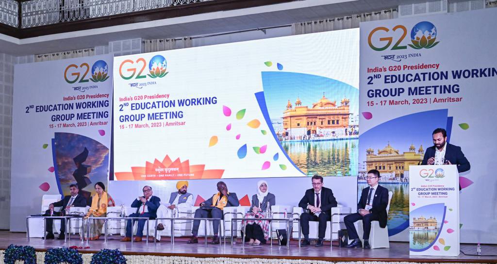 Taste of Punjab for our #G20 delegates! 

The golden city of #Amritsar opens its arms for the 2nd Education Working Group Meeting. #EdWG #G20 #JeeAayaNu @g20org